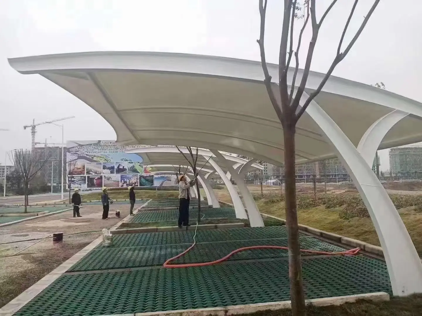 贵州黎平膜结构车棚采购避坑指南:本地气候不同,别拿低价当性价比